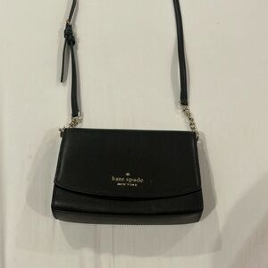Kate Spade Staci small flap crossbody black